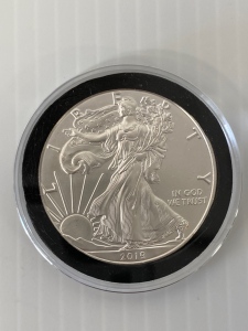 2019 Silver Eagle/ Walking Liberty Dollar