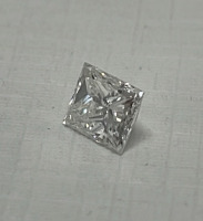 Rectangular Cut And Faceted 6.17mm x 5.40mm x 4.13mm 1.14 Carat Diamond (VVS1 Clarity) W/ C.O.A. - 2