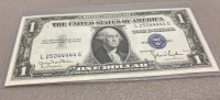 (1) $1 Silver Certificate Fancy Serial Number Dollar Bill 5 Of A Kind - 3