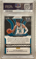 PSA 9 2020 Panini Prizm Lamelo Ball Rookie Silver Prizm #278 PSA Graded Mint 9 NBA Collectible Card (Carded) - 2