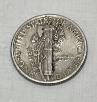 (4) Mercury Silver Dimes Dated 1939-1943 - 6