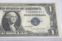 1935 G Washington $1.00 Silver Certificate In Protective Case - 2