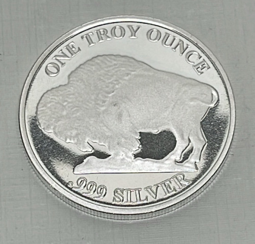 Buffalo One Troy Oz. .999 Silver Round