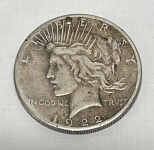 1922 Silver Peace Dollar