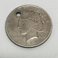 1924 Silver Peace Dollar