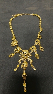 Gold Toned pirate Necklace