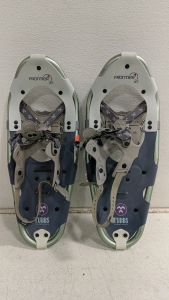 (1) Tubbs Frontier 21 Snowshoes Set w/ Quick Step Control Wings