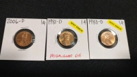 (10) Assorted Lincoln Pennies from 1937-D to 2006-D - 2