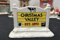 Sixth Of A Series 12 piece hand Painted Porcelain (A Downtown Christmas) Village Set - 2