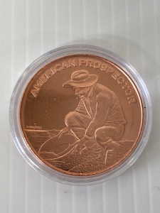 1 Oz Fine Copper Round