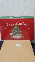 (1) Small Fake Christmas Tree (1) Tree Collar (1) Large Artifical Christmas Wreath - 3