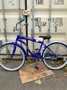 26” BeachCruiser Blue Bike