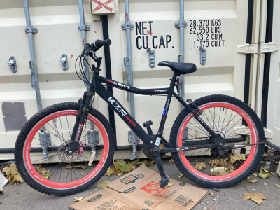 26” Kent KZR Black and Red Bike