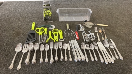 Assorted Kitchen Utensils And Tableware