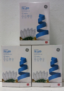 (3) Stay Bright 70 Led C-9 Lights