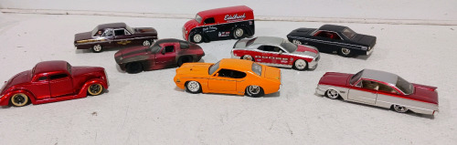 (8) Jada Toys 1/24 Die Cast Cars