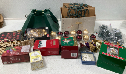 Christmas Decor, Ornaments, Lights, Tree Stand, And More!