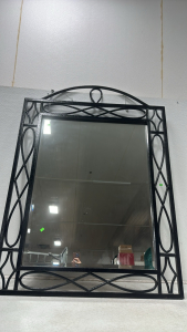 Large Metal Framed Mirror