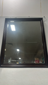 Large Wooden Framed Landscape Mirror