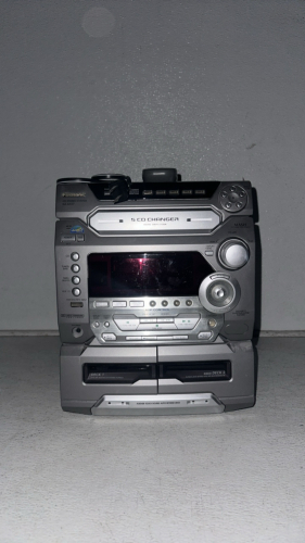 Panasonic SA-AK57 5 CD Changer CD Stereo System with Remote, Panasonic SA-AK57 Seperate Enclosure Speaker System