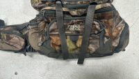 Timber Ridge Large Forest Camo Backpack, RealTree Edge Hunting Vest with Seat Attachment - 3