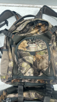 Timber Ridge Large Forest Camo Backpack, RealTree Edge Hunting Vest with Seat Attachment - 4