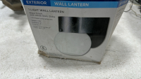 (4) Ornate Exterior Wall Lights, Outdoor Globe Wall Lantern - 7