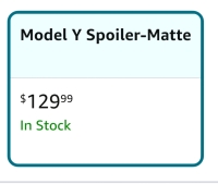 (1) Set of Dry Carbon Fiber Tesla Spoilers (1) Main Bearing Set - 6