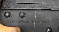 Cugir Arms Micro Draco 7.62x39mm Semi Auto Pistol - PMD-28914 - 8