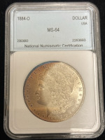 1884 Morgan Silver Dollar