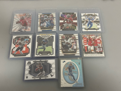 (10) Modern Football Rookie Cards