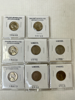 Brilliant Uncirculated Jeffersonn Nickels and V-Nickels