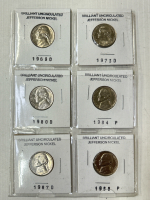 Brilliant Uncirculated Jeffersonn Nickels and V-Nickels - 2