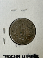 1867 Shield Nickel - 3