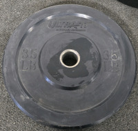 (2) 35lb UltraFit Rubber Weight Plates - 2