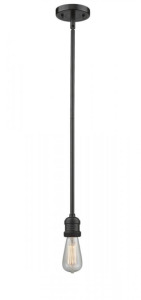 Bare Bulb - 1 Light - 2 inch - Oil Rubbed Bronze - Stem Hung - Mini Pendant