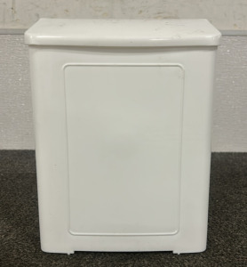 Plastic Sanitary Napkin Receptacle - 9" Wx10-5/8 Dx4-5/8 H - White