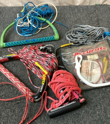 VARIETY OF WATER SPORT TOW ROPES.