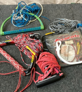 VARIETY OF WATER SPORT TOW ROPES.