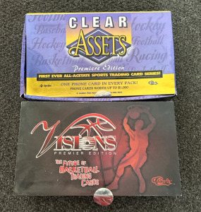 (1) Box of Clear Assets & (1) Box of Visions