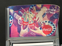 Coke Display Stand With Adjustable Shelves - 2