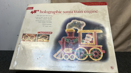 48” Holigraphic Santa Train Engine