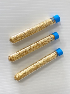 (3) Small Tubes Of Gold Foil