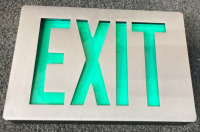 LITHONIA EMERGANCY SYSTEMS EXIT SIGNS. - 2