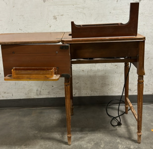 Vintage Sewing Machine Desk