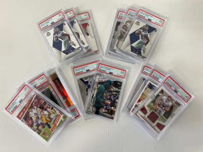 Assorted Graded PSA Football Cards