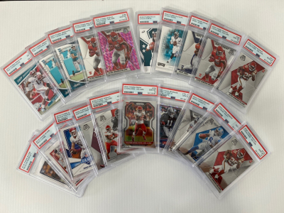Assorted Graded Football Cards