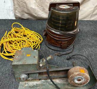 Vinatge Rainbow Shop Vac, Vintage BelSaw, Extension Cords