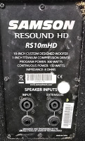 (3) Samson Resound HD Speakers In Boxes- Untested - 2