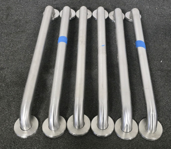 (6) 24" Medical Grab Bars- Wall Mounted